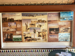Information on the Sahara at the main building of the Camel Safari