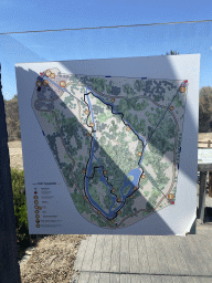 Map of the Parque Tony Gallardo park