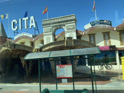 South side of the Cita shopping mall at the Avenida de Francia street, viewed from the bus