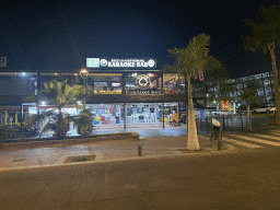 Front of the ÄSSÄ Karaoke Bar at the Avenida de Tenerife street, by night