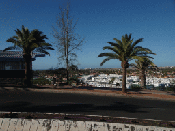 Hotels at the west side of the town, viewed from the tour bus to Puerto Rico on the Avenida Touroperador Tui street