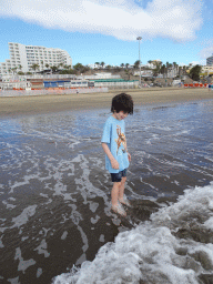 Max at the Playa del Inglés beach