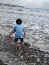 Max at the Playa del Inglés beach