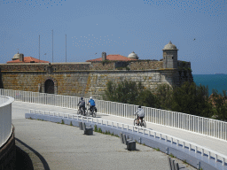 The Castelo do Queijo castle, viewed from the Praça de Gonçalves Zarco square