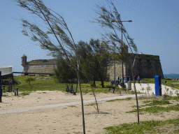 The Parque Desportivo Castelo do Queijo sports park and the Castelo do Queijo castle