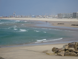 The Praia Internacional beach and the Praia de Matosinhos beach