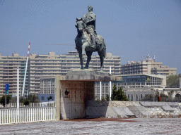 The Equestrian Statue of Don João VI at the Praça de Gonçalves Zarco square