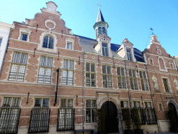 Front of buildings at the Goswin de Stassartstraat street