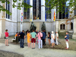 War Monument at the north side of St. Rumbold`s Cathedral at the Sint-Romboutskerkhof square