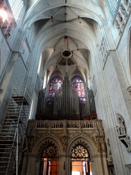 Nave and organ of St. Rumbold`s Cathedral