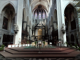 Apse, choir and altar of St. Rumbold`s Cathedral