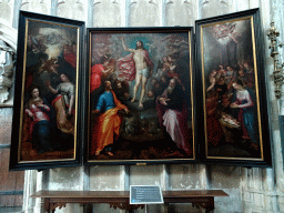 Triptych at the north side of the ambulatory of St. Rumbold`s Cathedral