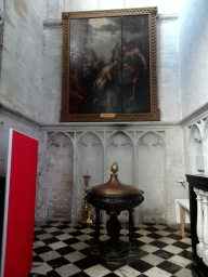 Painting at the northwest side of St. Rumbold`s Cathedral