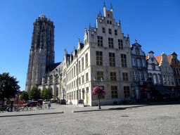 The Grote Markt square and St. Rumbold`s Cathedral