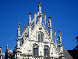 Facade of the left part of the City Hall at the Grote Markt square
