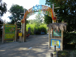 Entrance gate to the Asia section of ZOO Planckendael
