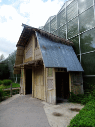 Entrance to the `Adembenemend Azië` building at the Asia section of ZOO Planckendael