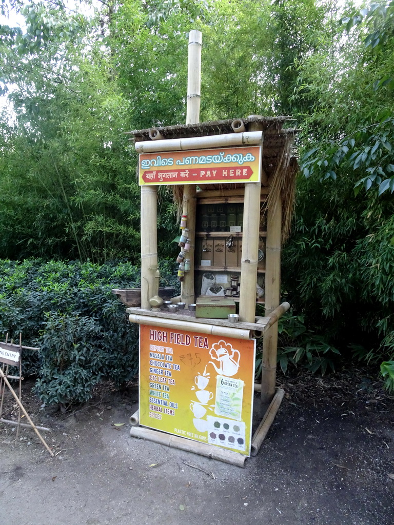 Indian tea shop at the Asia section of ZOO Planckendael