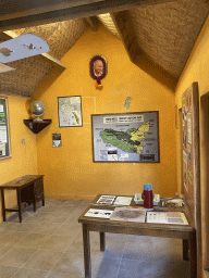 Interior of a room at the Indian village Kerala at the Asia section of ZOO Planckendael