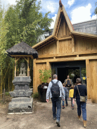 Entrance to the `Adembenemend Azië` building at the Asia section of ZOO Planckendael