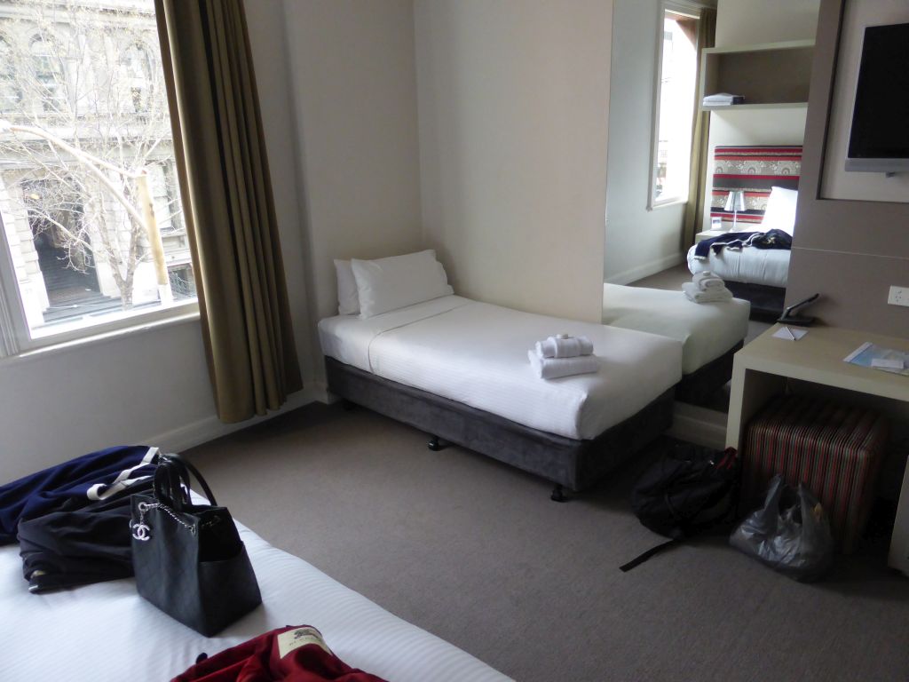 Our room in the Pensione Hotel Melbourne