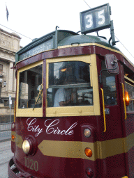 Front of the City Circle Tram at Spring Street
