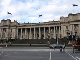 Front of the Victoria Parliament House at Spring Street