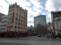 The crossing of Bourke Street and Russell Street