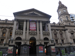 Front of the Melbourne Town Hall at Swanston Street