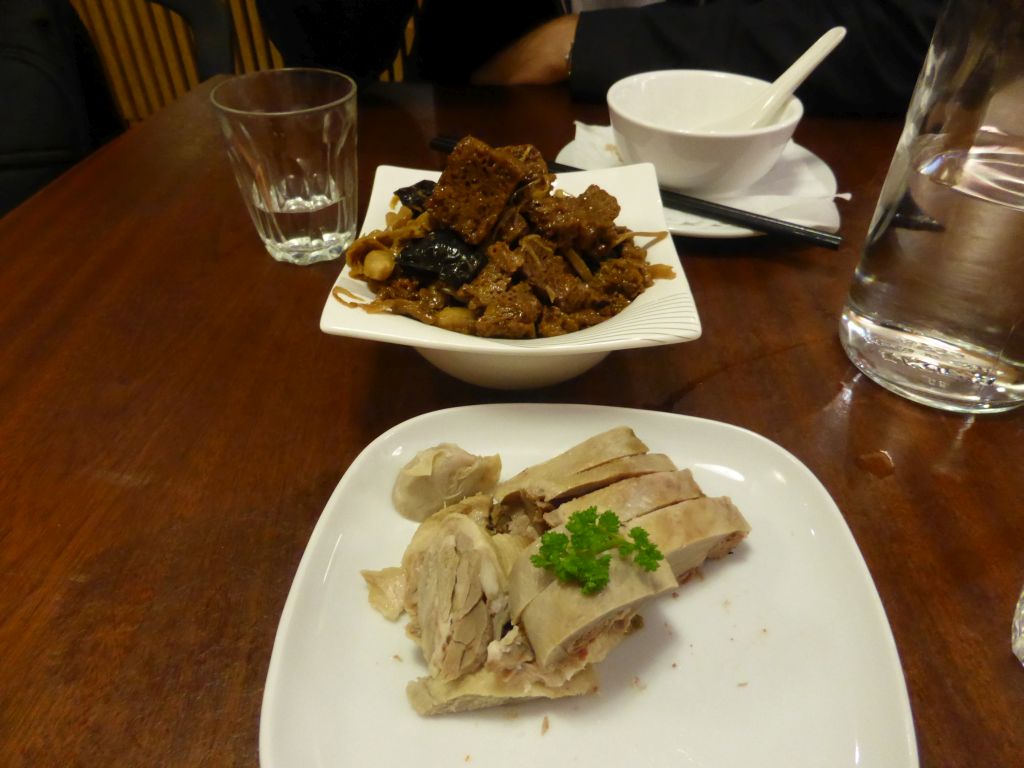 Dinner at a Chinese restaurant at Little Bourke Street