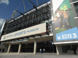 Front of the National Sports Museum at the Melbourne Cricket Ground