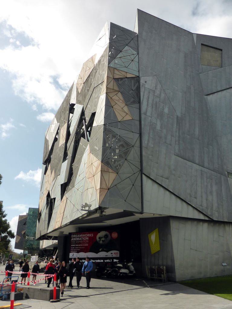 Front of the Australian Centre for the Moving Image at Flinders Street