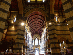 Nave and pulpit of St. Paul`s Cathedral