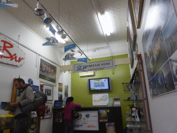 Interior of the Penguin Island Tours office at Flinders Street