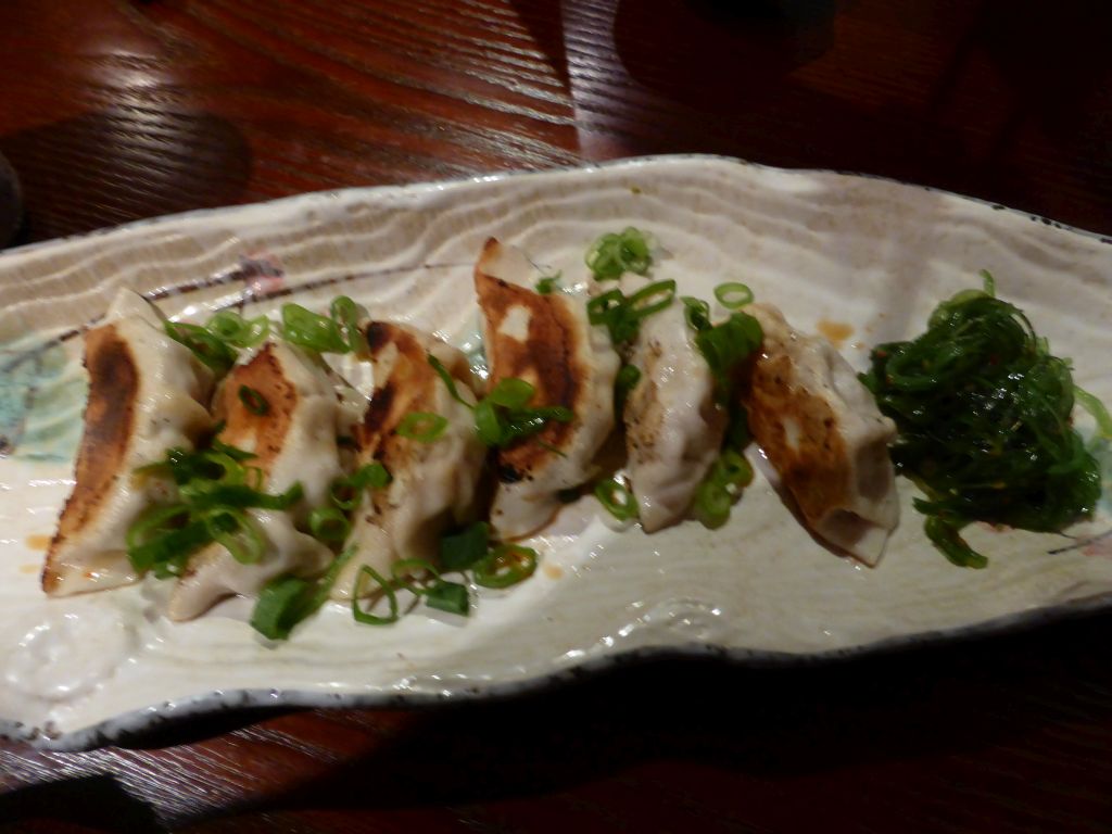 Dumplings at the Hibachi Japanese Grill Restaurant at King Street