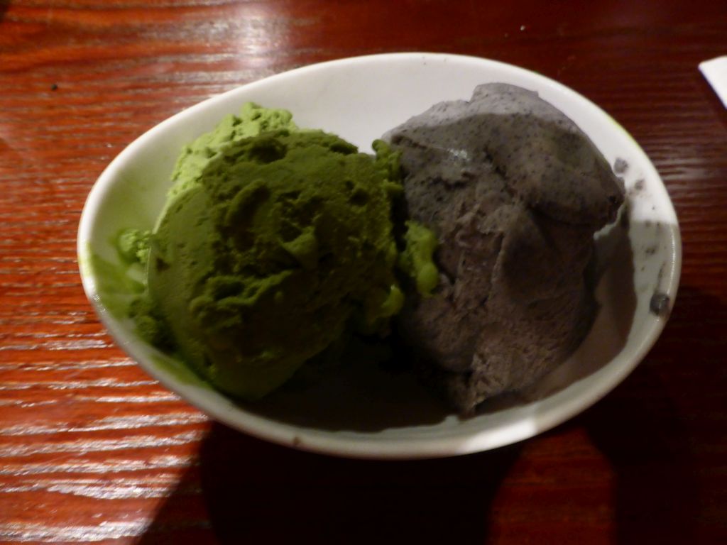 Ice cream at the Hibachi Japanese Grill Restaurant at King Street