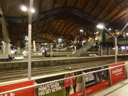 Interior of the Southern Cross Railway Station, by night