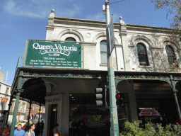 Front of the Queen Victoria Market at the crossing of Elizabeth Street and Therry Street