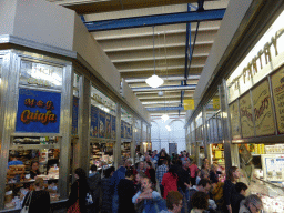 Cake shops and meat shops at the Queen Victoria Market