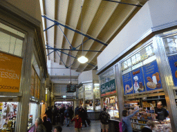 Cheese shops and bread shops at the Queen Victoria Market