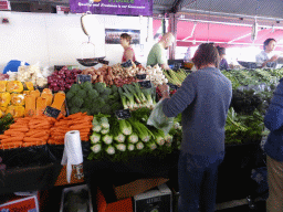 Vegetable stalls at the Queen Victoria Market