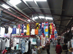 Clothing stalls at the Queen Victoria Market