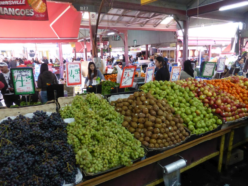 Fruit stalls at the Queen Victoria Market