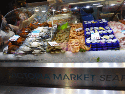 Seafood at the Queen Victoria Market