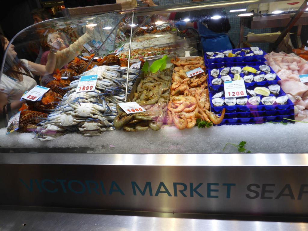 Seafood at the Queen Victoria Market