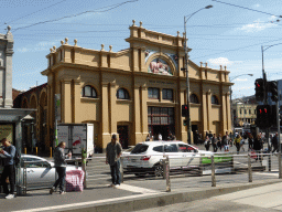 Front of the Queen Victoria Market at the crossing of Elizabeth Street and Victoria Street