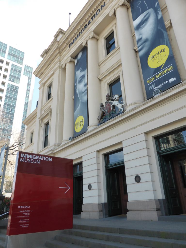 Front of the Immigration Museum at Flinders Street