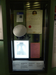 Customs cap, stamp and documents, at the Customs Gallery at the First Floor of the Immigration Museum