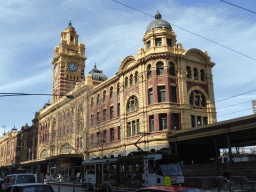 West side of the Flinders Street Railway Station at Flinders Street
