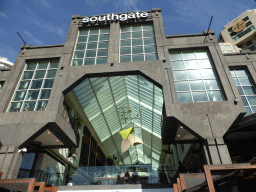 Front of the Southgate shopping mall at the Southbank Promenade